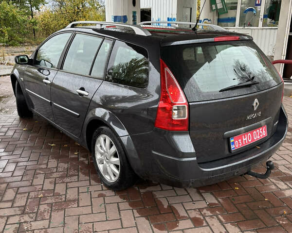 Серый Рено Меган, объемом двигателя 1.6 л и пробегом 210 тыс. км за 6150 $, фото 3 на Automoto.ua