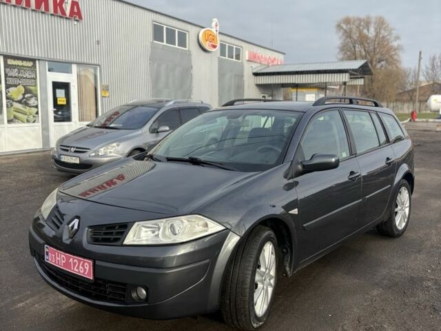 Серый Рено Меган, объемом двигателя 1.6 л и пробегом 215 тыс. км за 5400 $, фото 3 на Automoto.ua