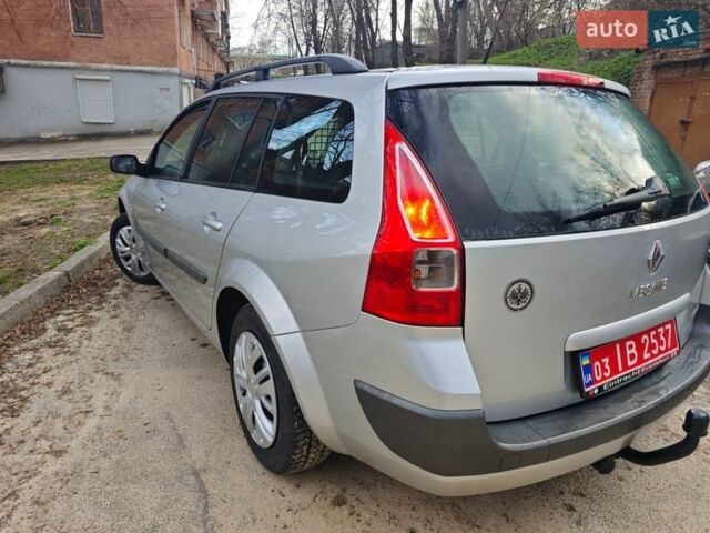 Серый Рено Меган, объемом двигателя 1.6 л и пробегом 209 тыс. км за 5450 $, фото 5 на Automoto.ua