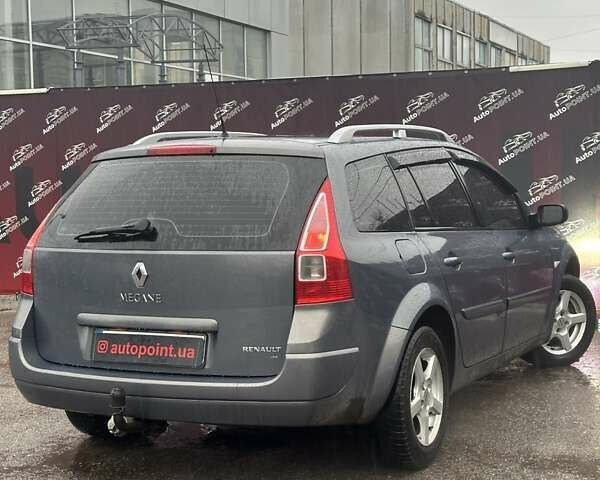 Серый Рено Меган, объемом двигателя 1.6 л и пробегом 248 тыс. км за 5500 $, фото 6 на Automoto.ua