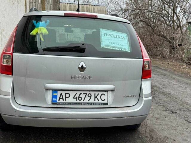 Серый Рено Меган, объемом двигателя 1.6 л и пробегом 244 тыс. км за 6000 $, фото 1 на Automoto.ua