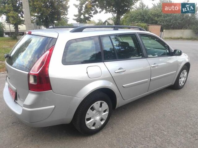 Серый Рено Меган, объемом двигателя 1.6 л и пробегом 206 тыс. км за 5390 $, фото 4 на Automoto.ua