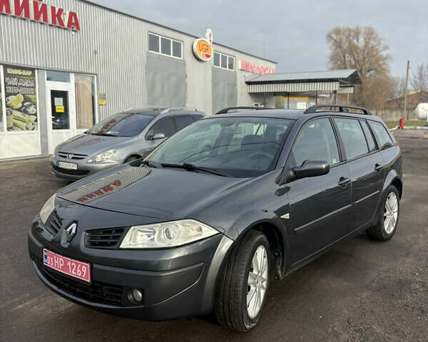 Серый Рено Меган, объемом двигателя 1.6 л и пробегом 215 тыс. км за 5400 $, фото 3 на Automoto.ua