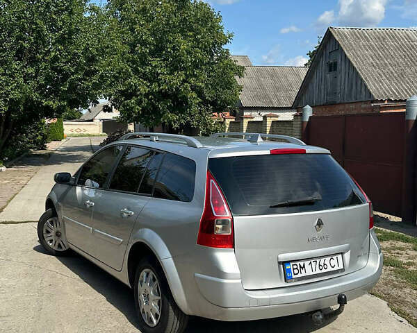 Серый Рено Меган, объемом двигателя 1.6 л и пробегом 209 тыс. км за 5399 $, фото 4 на Automoto.ua