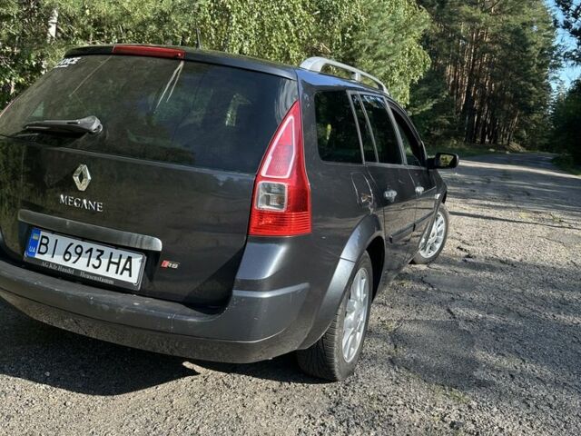 Серый Рено Меган, объемом двигателя 2 л и пробегом 230 тыс. км за 5900 $, фото 1 на Automoto.ua