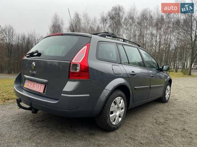 Серый Рено Меган, объемом двигателя 1.6 л и пробегом 239 тыс. км за 5400 $, фото 5 на Automoto.ua