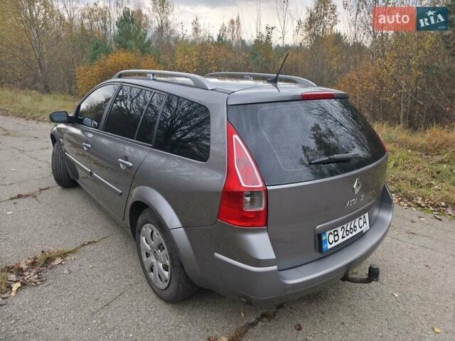 Серый Рено Меган, объемом двигателя 2 л и пробегом 256 тыс. км за 6600 $, фото 14 на Automoto.ua