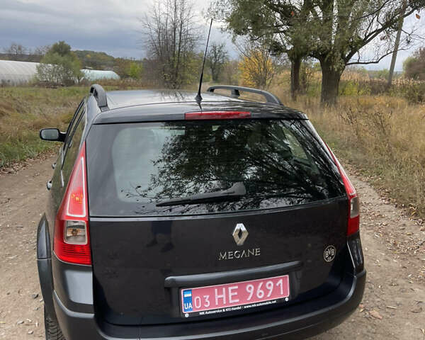 Серый Рено Меган, объемом двигателя 1.6 л и пробегом 217 тыс. км за 5350 $, фото 24 на Automoto.ua