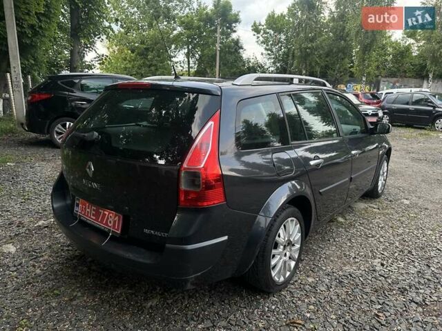 Серый Рено Меган, объемом двигателя 1.6 л и пробегом 193 тыс. км за 5999 $, фото 3 на Automoto.ua