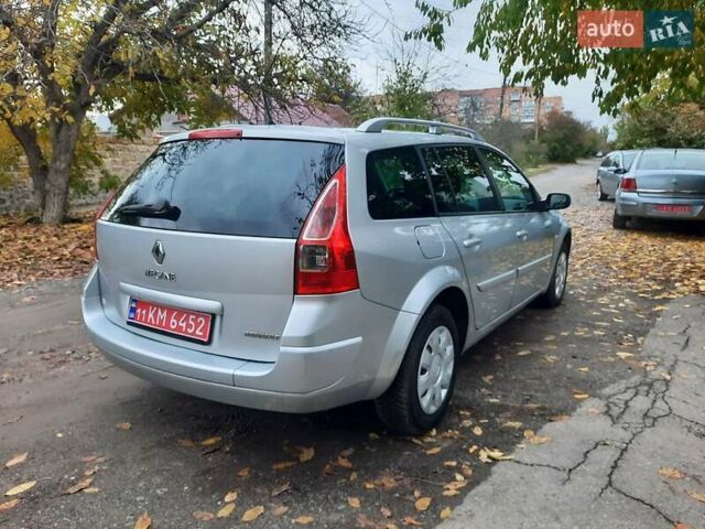 Серый Рено Меган, объемом двигателя 1.6 л и пробегом 224 тыс. км за 5850 $, фото 8 на Automoto.ua