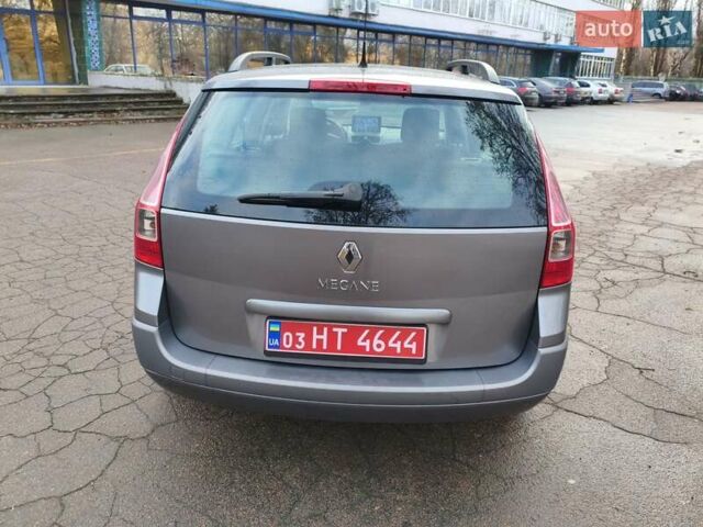 Сірий Рено Меган, об'ємом двигуна 1.6 л та пробігом 185 тис. км за 5600 $, фото 9 на Automoto.ua