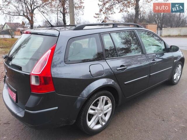 Серый Рено Меган, объемом двигателя 1.6 л и пробегом 212 тыс. км за 5990 $, фото 4 на Automoto.ua