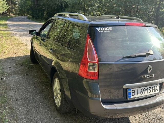Серый Рено Меган, объемом двигателя 2 л и пробегом 230 тыс. км за 5900 $, фото 2 на Automoto.ua