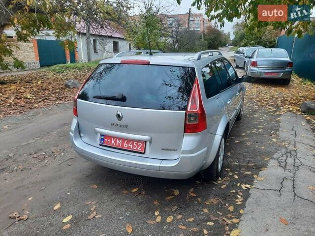 Серый Рено Меган, объемом двигателя 1.6 л и пробегом 224 тыс. км за 5850 $, фото 14 на Automoto.ua