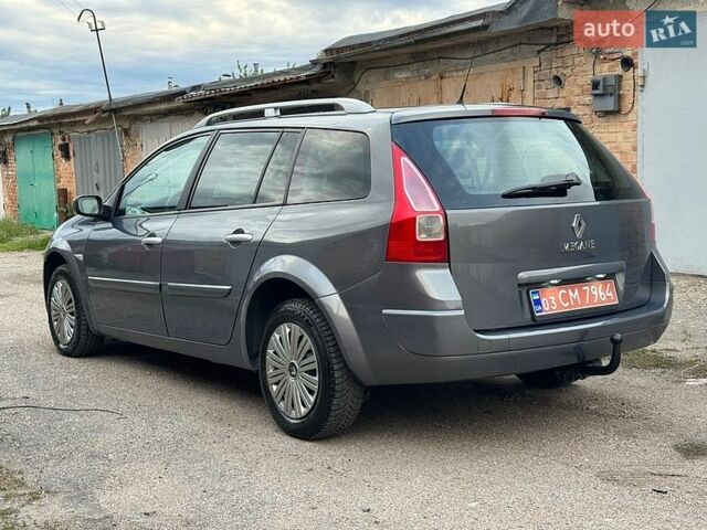 Серый Рено Меган, объемом двигателя 1.6 л и пробегом 210 тыс. км за 5600 $, фото 11 на Automoto.ua