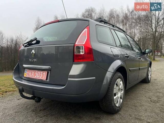 Серый Рено Меган, объемом двигателя 1.6 л и пробегом 239 тыс. км за 5400 $, фото 7 на Automoto.ua