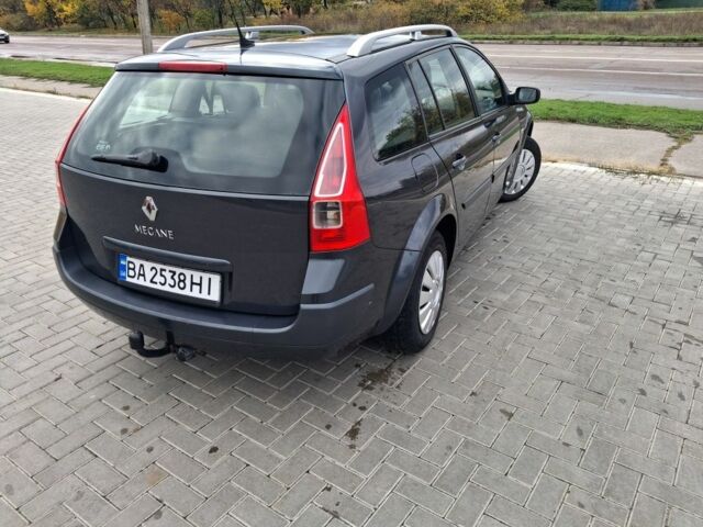 Серый Рено Меган, объемом двигателя 1.6 л и пробегом 227 тыс. км за 5950 $, фото 5 на Automoto.ua