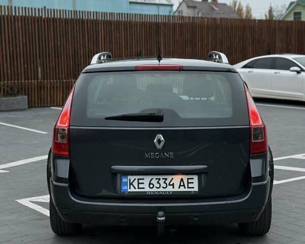 Серый Рено Меган, объемом двигателя 1.6 л и пробегом 204 тыс. км за 6900 $, фото 7 на Automoto.ua