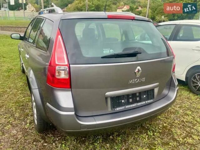 Серый Рено Меган, объемом двигателя 1.6 л и пробегом 168 тыс. км за 3737 $, фото 4 на Automoto.ua