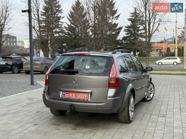 Серый Рено Меган, объемом двигателя 1.6 л и пробегом 195 тыс. км за 5850 $, фото 6 на Automoto.ua