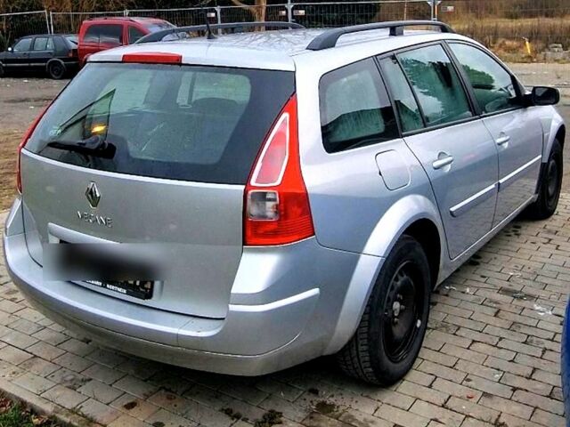 Серый Рено Меган, объемом двигателя 1.6 л и пробегом 185 тыс. км за 6250 $, фото 4 на Automoto.ua