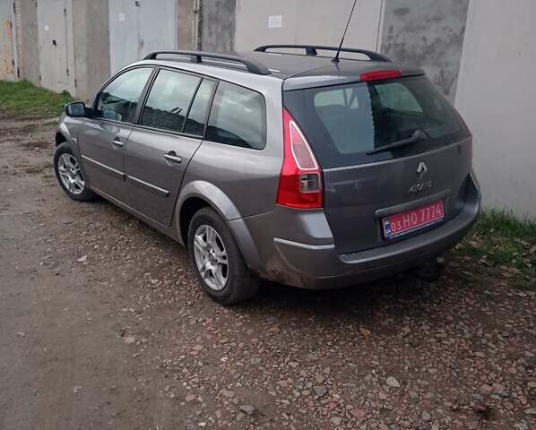 Серый Рено Меган, объемом двигателя 1.6 л и пробегом 190 тыс. км за 5800 $, фото 110 на Automoto.ua