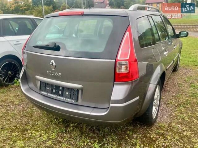 Серый Рено Меган, объемом двигателя 1.6 л и пробегом 168 тыс. км за 3737 $, фото 7 на Automoto.ua