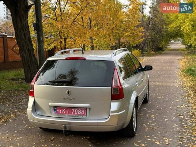 Серый Рено Меган, объемом двигателя 1.6 л и пробегом 186 тыс. км за 5800 $, фото 4 на Automoto.ua