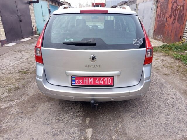 Серый Рено Меган, объемом двигателя 6 л и пробегом 198 тыс. км за 5850 $, фото 2 на Automoto.ua