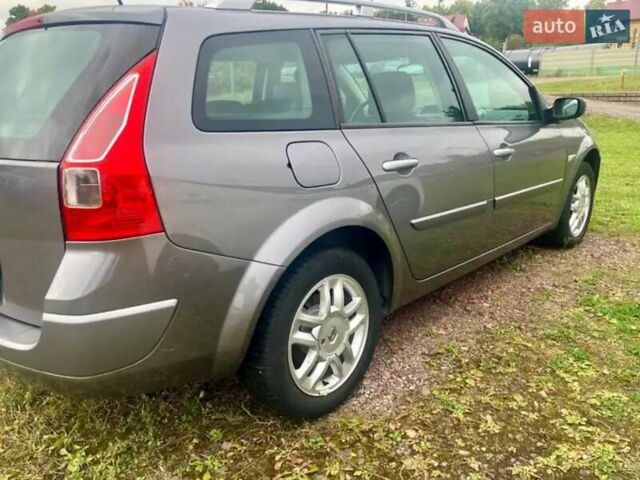 Серый Рено Меган, объемом двигателя 1.6 л и пробегом 168 тыс. км за 3737 $, фото 5 на Automoto.ua