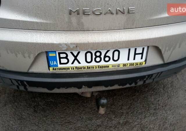 Серый Рено Меган, объемом двигателя 1.5 л и пробегом 260 тыс. км за 6000 $, фото 19 на Automoto.ua