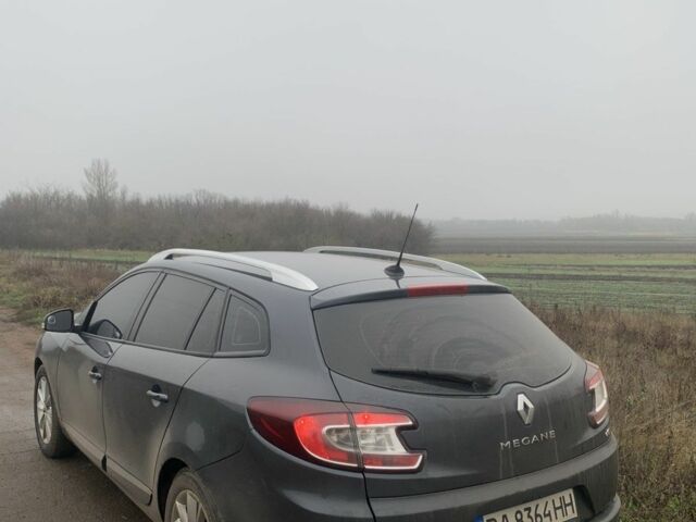 Серый Рено Меган, объемом двигателя 1.5 л и пробегом 206 тыс. км за 7300 $, фото 1 на Automoto.ua