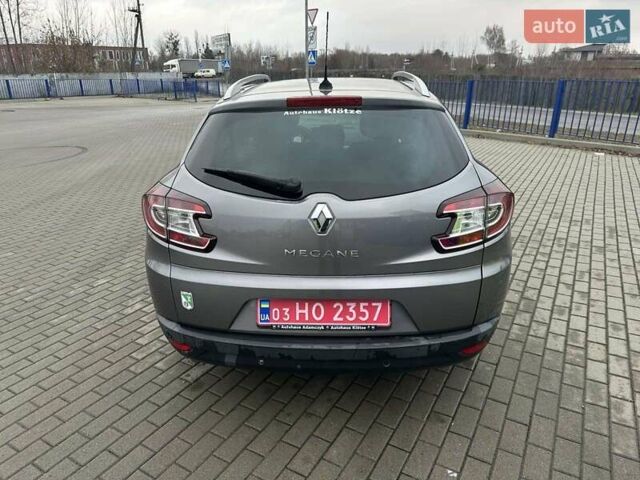 Серый Рено Меган, объемом двигателя 1.6 л и пробегом 134 тыс. км за 6999 $, фото 9 на Automoto.ua