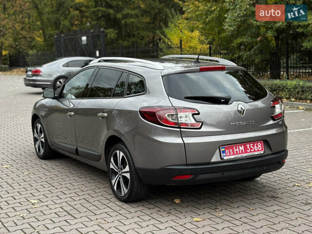 Серый Рено Меган, объемом двигателя 1.5 л и пробегом 146 тыс. км за 8890 $, фото 8 на Automoto.ua