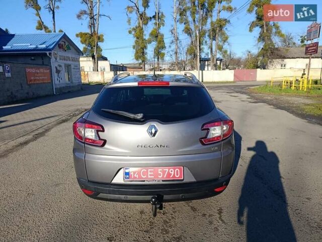 Серый Рено Меган, объемом двигателя 1.4 л и пробегом 215 тыс. км за 5850 $, фото 12 на Automoto.ua