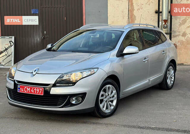 Серый Рено Меган, объемом двигателя 1.5 л и пробегом 215 тыс. км за 7600 $, фото 1 на Automoto.ua