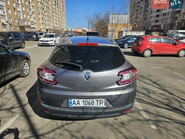 Серый Рено Меган, объемом двигателя 1.5 л и пробегом 259 тыс. км за 7500 $, фото 2 на Automoto.ua