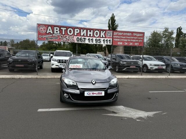 Серый Рено Меган, объемом двигателя 1.5 л и пробегом 193 тыс. км за 7900 $, фото 1 на Automoto.ua