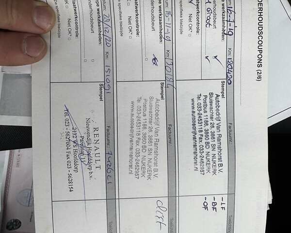 Серый Рено Меган, объемом двигателя 1.46 л и пробегом 233 тыс. км за 9800 $, фото 20 на Automoto.ua