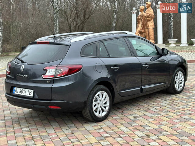 Серый Рено Меган, объемом двигателя 1.5 л и пробегом 264 тыс. км за 7950 $, фото 9 на Automoto.ua