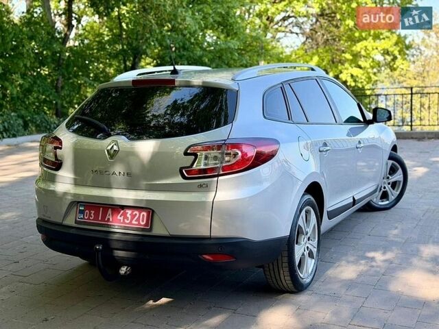 Серый Рено Меган, объемом двигателя 1.5 л и пробегом 182 тыс. км за 8880 $, фото 10 на Automoto.ua