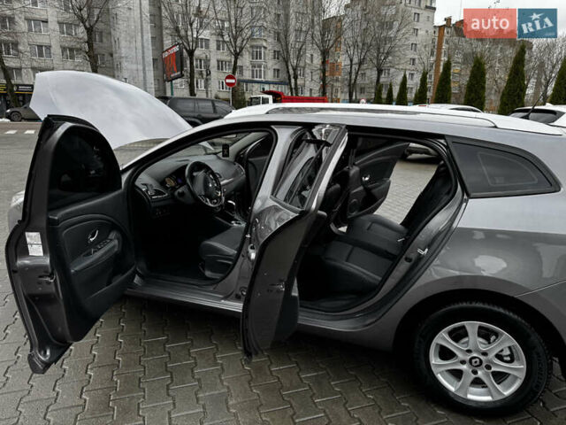 Серый Рено Меган, объемом двигателя 1.5 л и пробегом 320 тыс. км за 7600 $, фото 17 на Automoto.ua