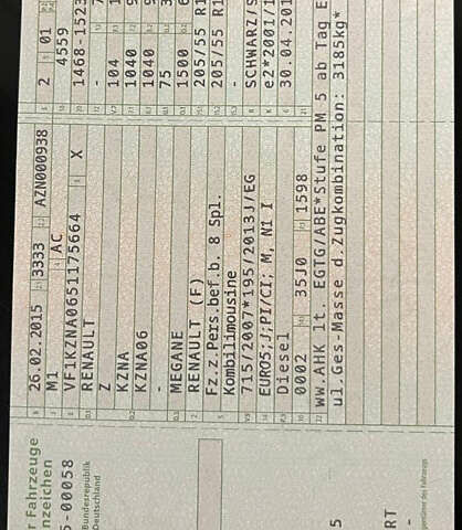 Сірий Рено Меган, об'ємом двигуна 1.6 л та пробігом 275 тис. км за 8000 $, фото 20 на Automoto.ua