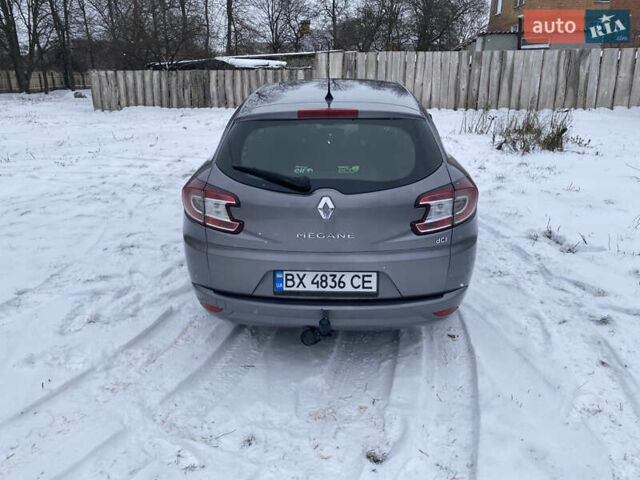 Серый Рено Меган, объемом двигателя 1.46 л и пробегом 198 тыс. км за 7900 $, фото 4 на Automoto.ua