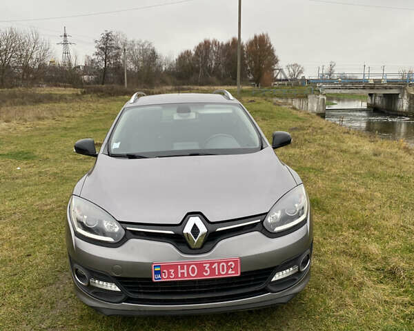 Сірий Рено Меган, об'ємом двигуна 1.5 л та пробігом 208 тис. км за 9800 $, фото 1 на Automoto.ua