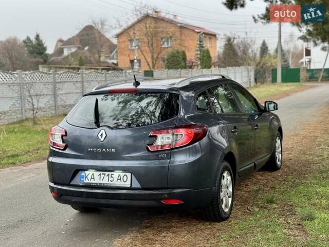 Серый Рено Меган, объемом двигателя 1.5 л и пробегом 197 тыс. км за 6700 $, фото 5 на Automoto.ua