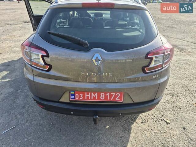 Серый Рено Меган, объемом двигателя 1.5 л и пробегом 182 тыс. км за 8900 $, фото 14 на Automoto.ua