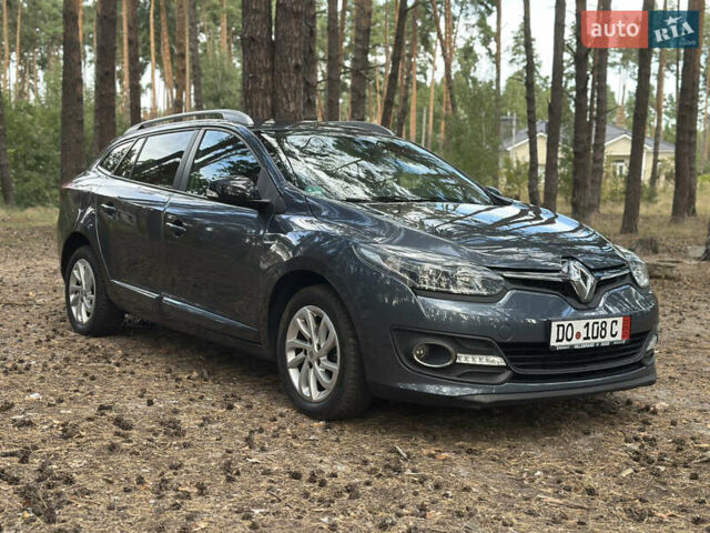Сірий Рено Меган, об'ємом двигуна 1.5 л та пробігом 197 тис. км за 9650 $, фото 1 на Automoto.ua
