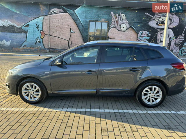 Серый Рено Меган, объемом двигателя 1.6 л и пробегом 191 тыс. км за 10850 $, фото 2 на Automoto.ua