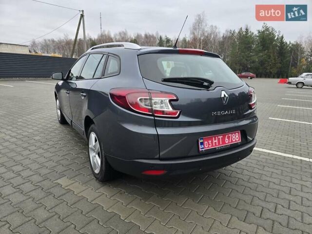 Серый Рено Меган, объемом двигателя 1.5 л и пробегом 158 тыс. км за 8999 $, фото 5 на Automoto.ua
